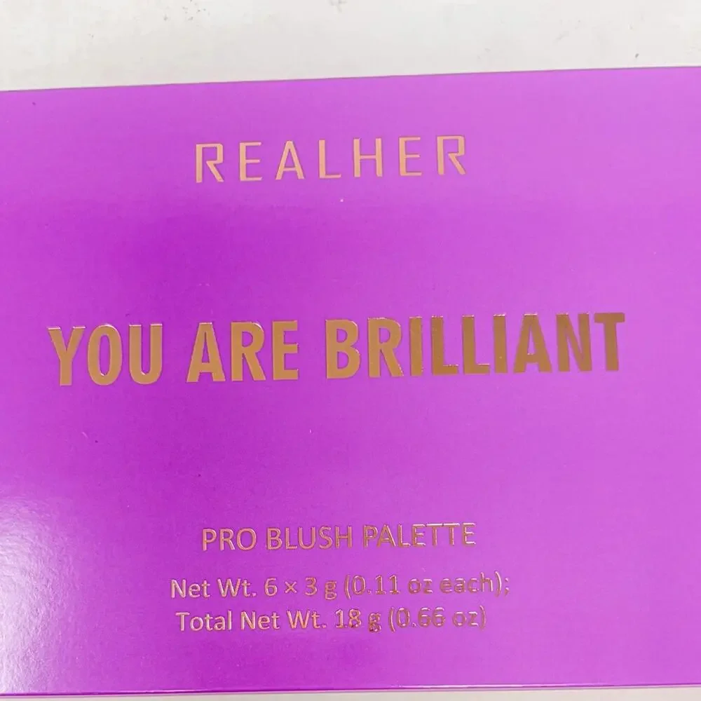 RealHer You Are Brilliant Pro Blush Palette, 6 colors, MSRP $36